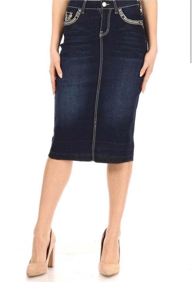 The "Penelope" Denim Skirt