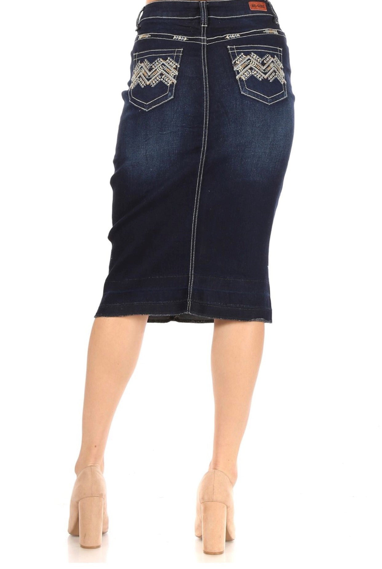 The "Penelope" Denim Skirt